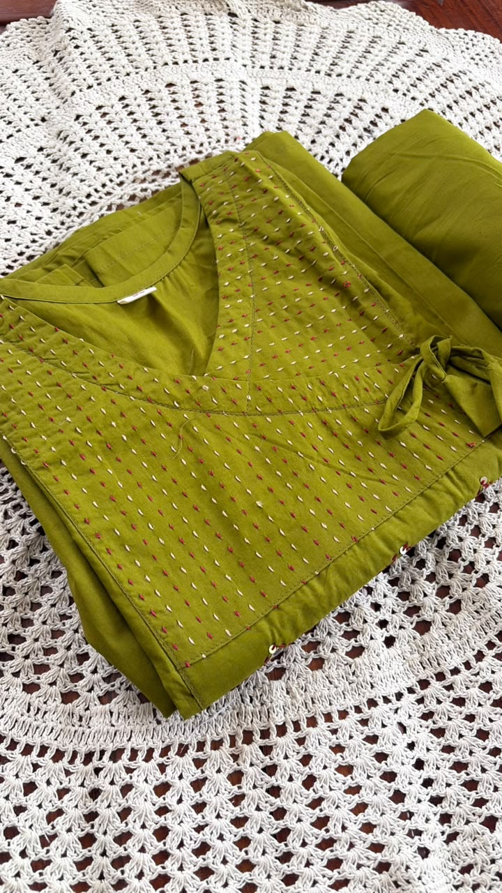 Cotton 2-Piece Kurti Set [GUH85]
