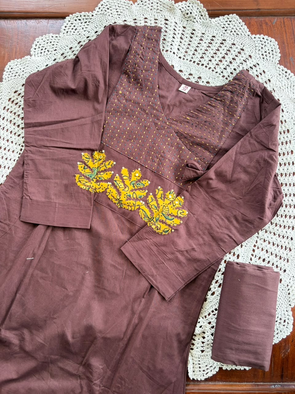 Cotton 2-Piece Kurti Set [GUH86]