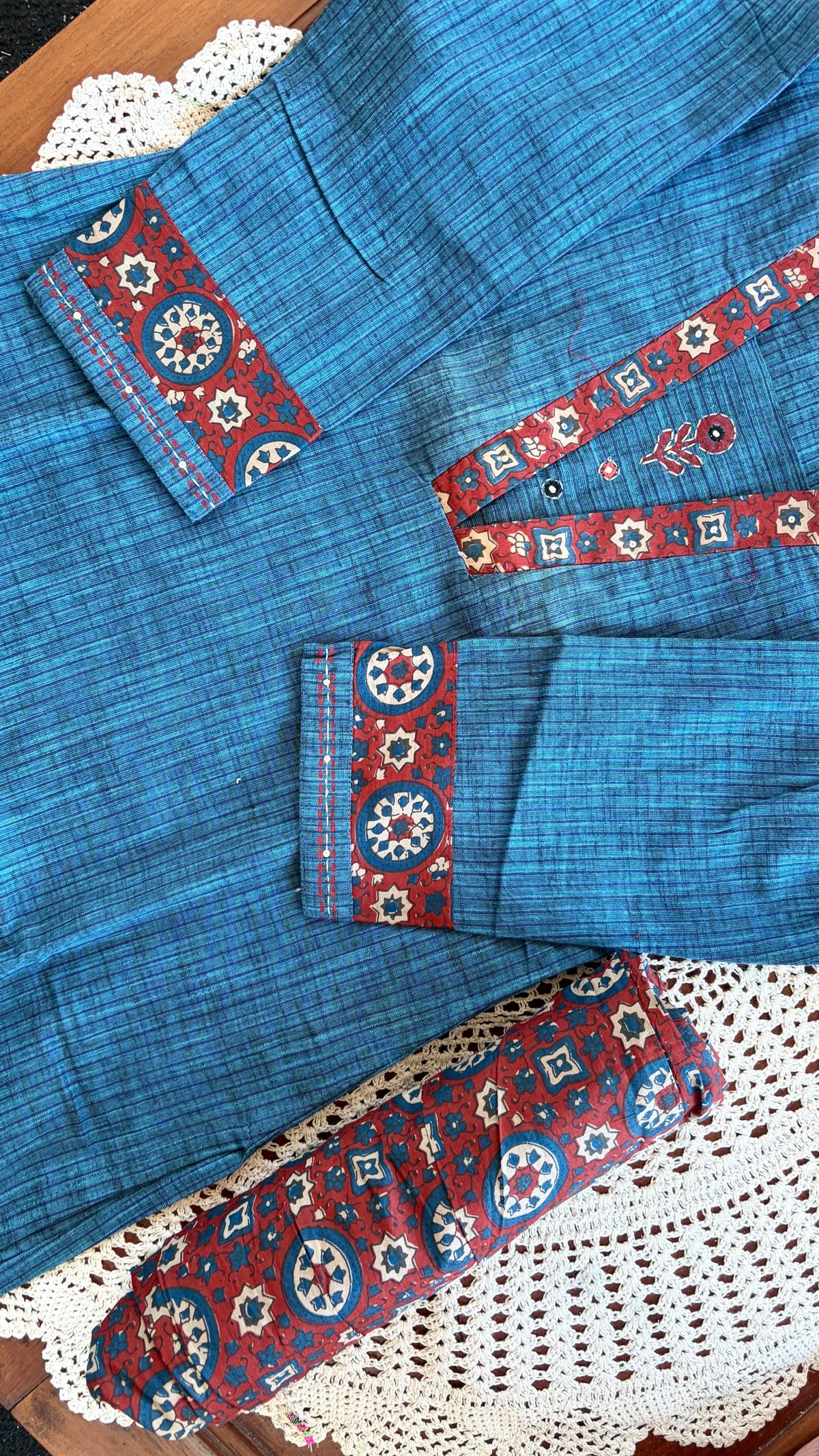 Cotton mix palazzo set[AJ47]