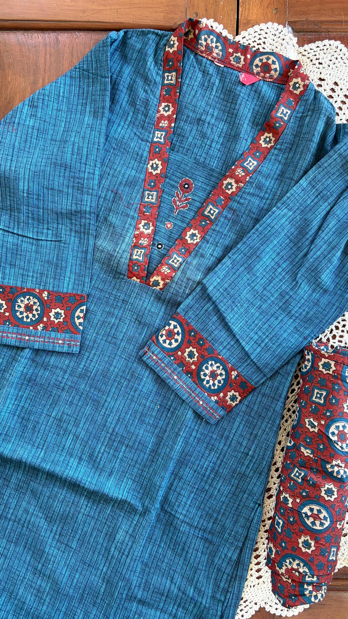 Cotton mix palazzo set[AJ47]
