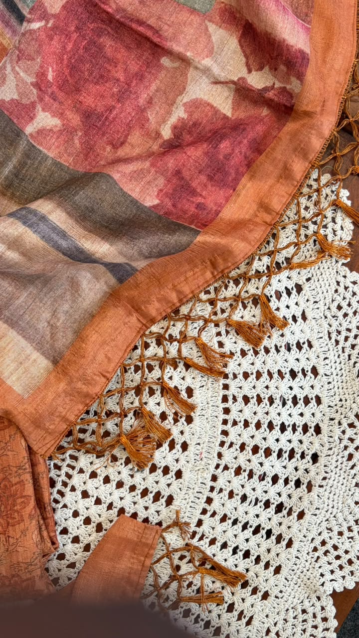Semi Tussar Salwar Set [GUH139]