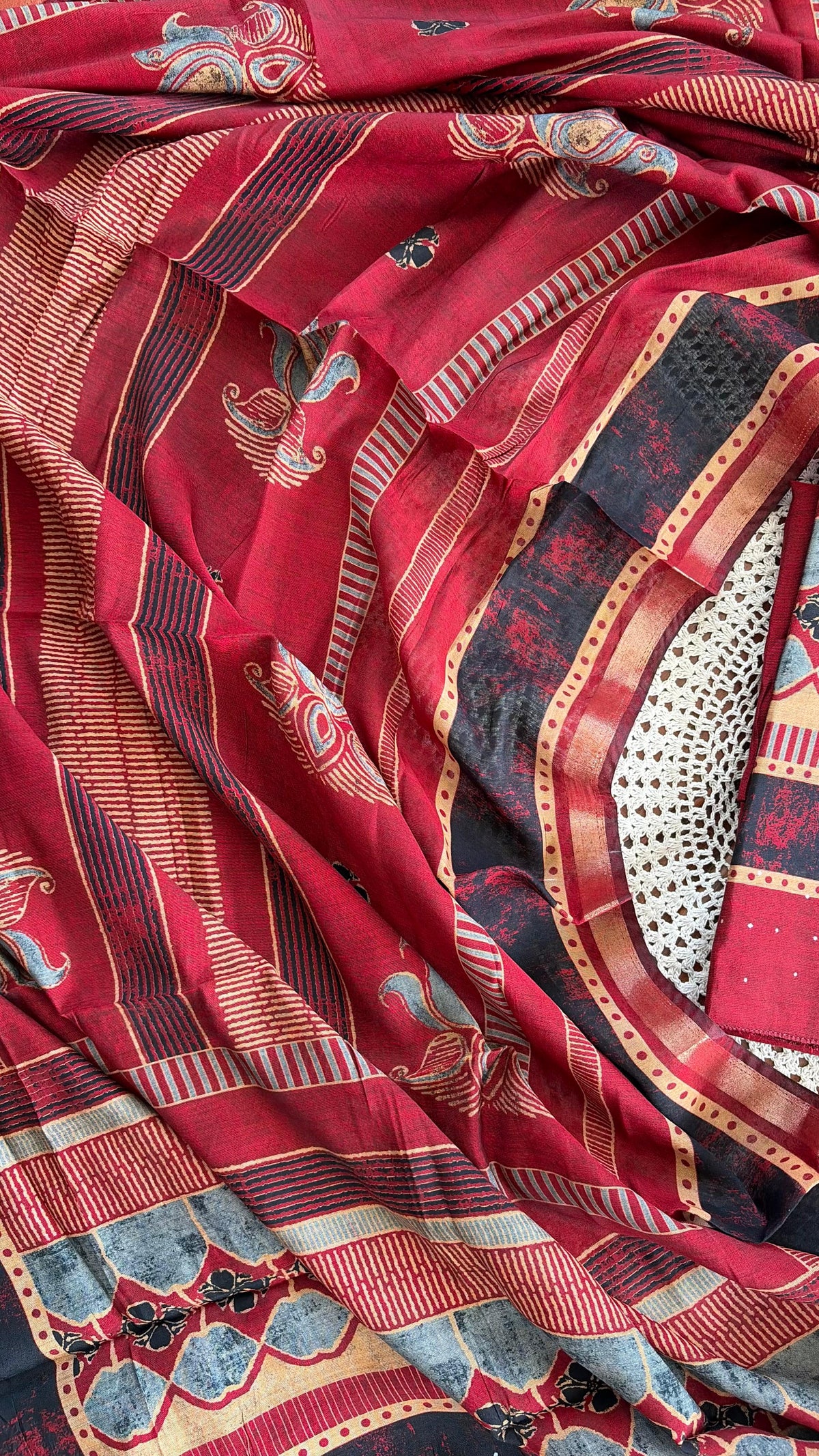 Printed Unstitched Salwar Set [GUH102]