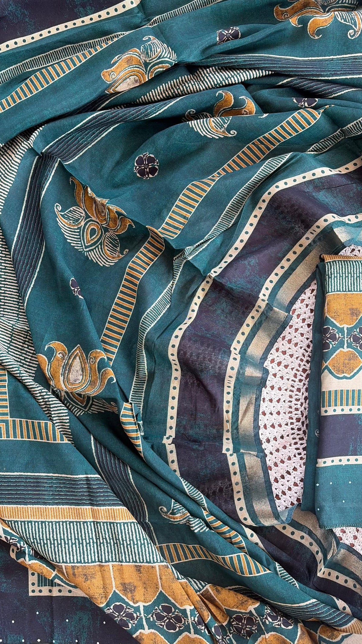 Printed Unstitched Salwar Set [GUH105]