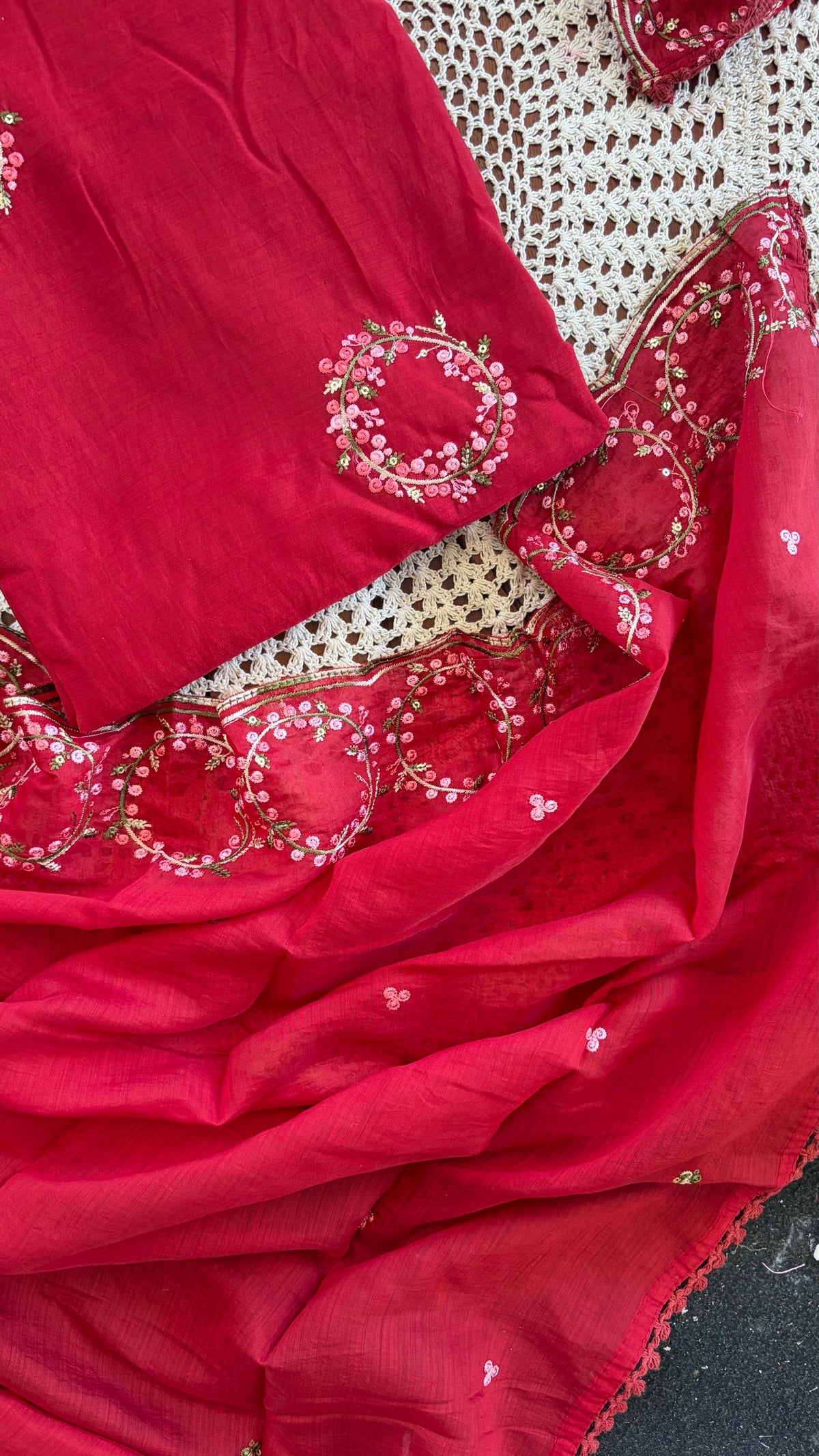Premium Mul Chanderi Unstitched Salwar Suit [GUH145]