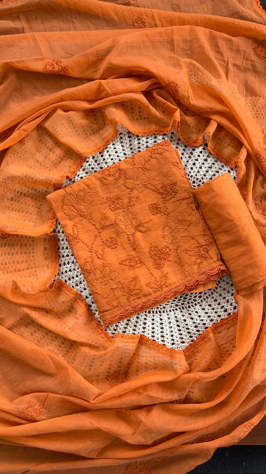 Embroidered Cotton Salwar Set [GUH177]