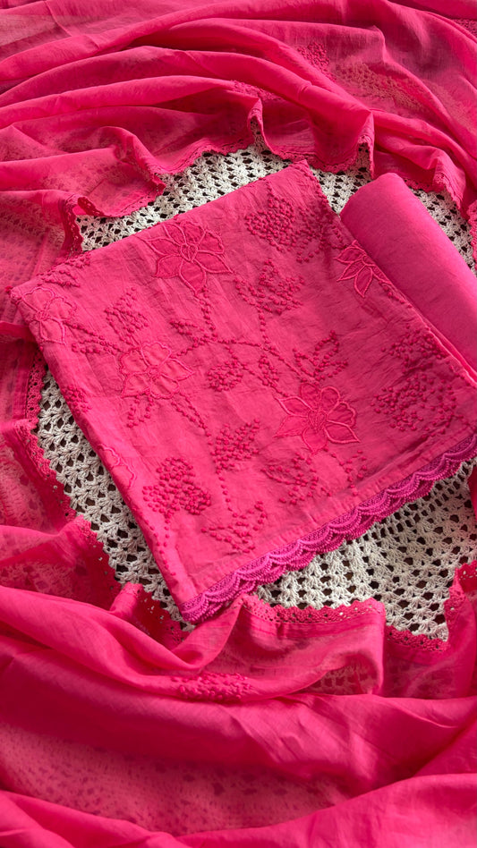 Embroidered Cotton Salwar Set [GUH175]