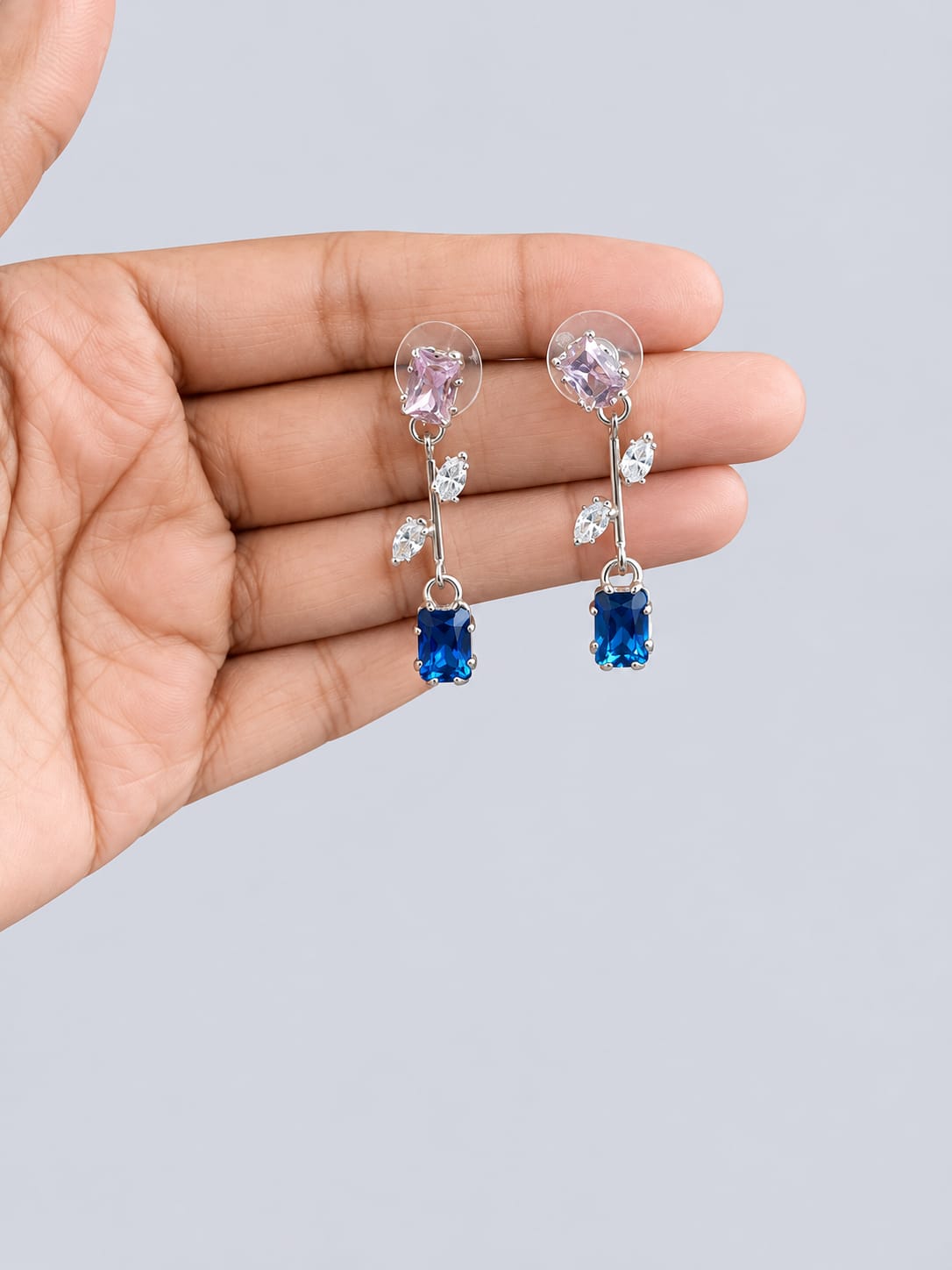 Elegant Multicolour Crystal Necklace [J102]