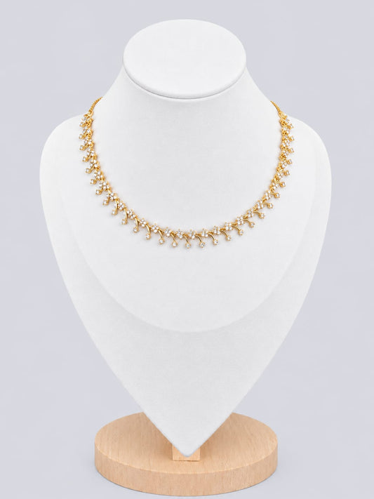 Elegant Golden Vine Necklace – Timeless Beauty [J8]