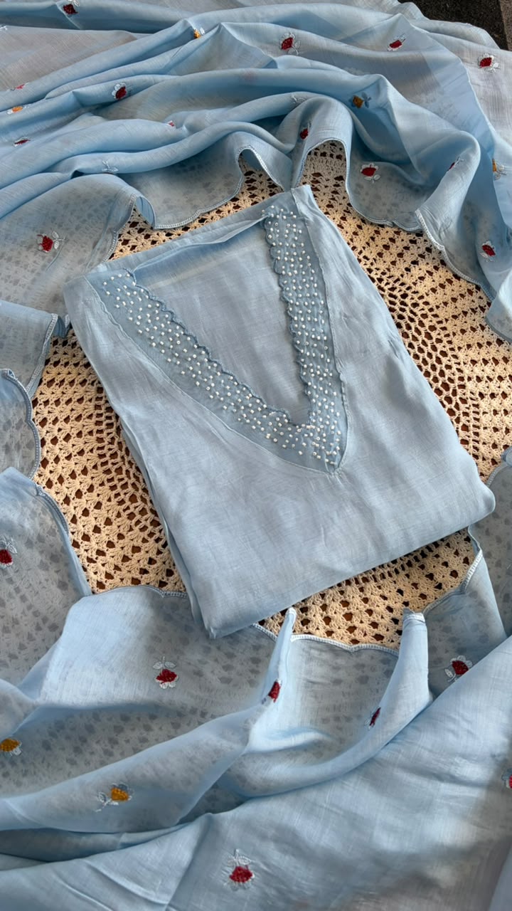 Premium Mul Chanderi Salwar Set [GUH255]