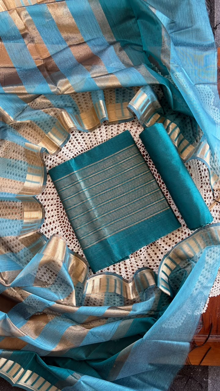 Slub Banarasi Unstitched Salwar Suit [GUH277]