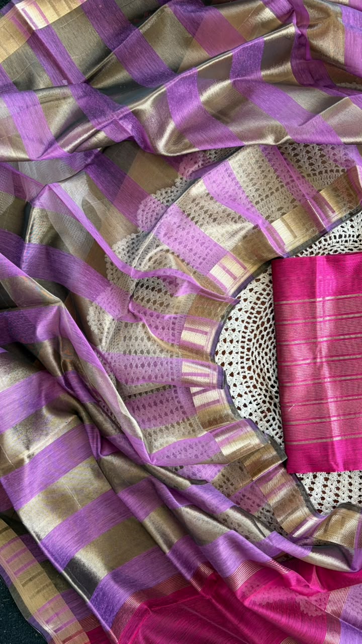 Slub Banarasi Unstitched Salwar Suit [GUH280]